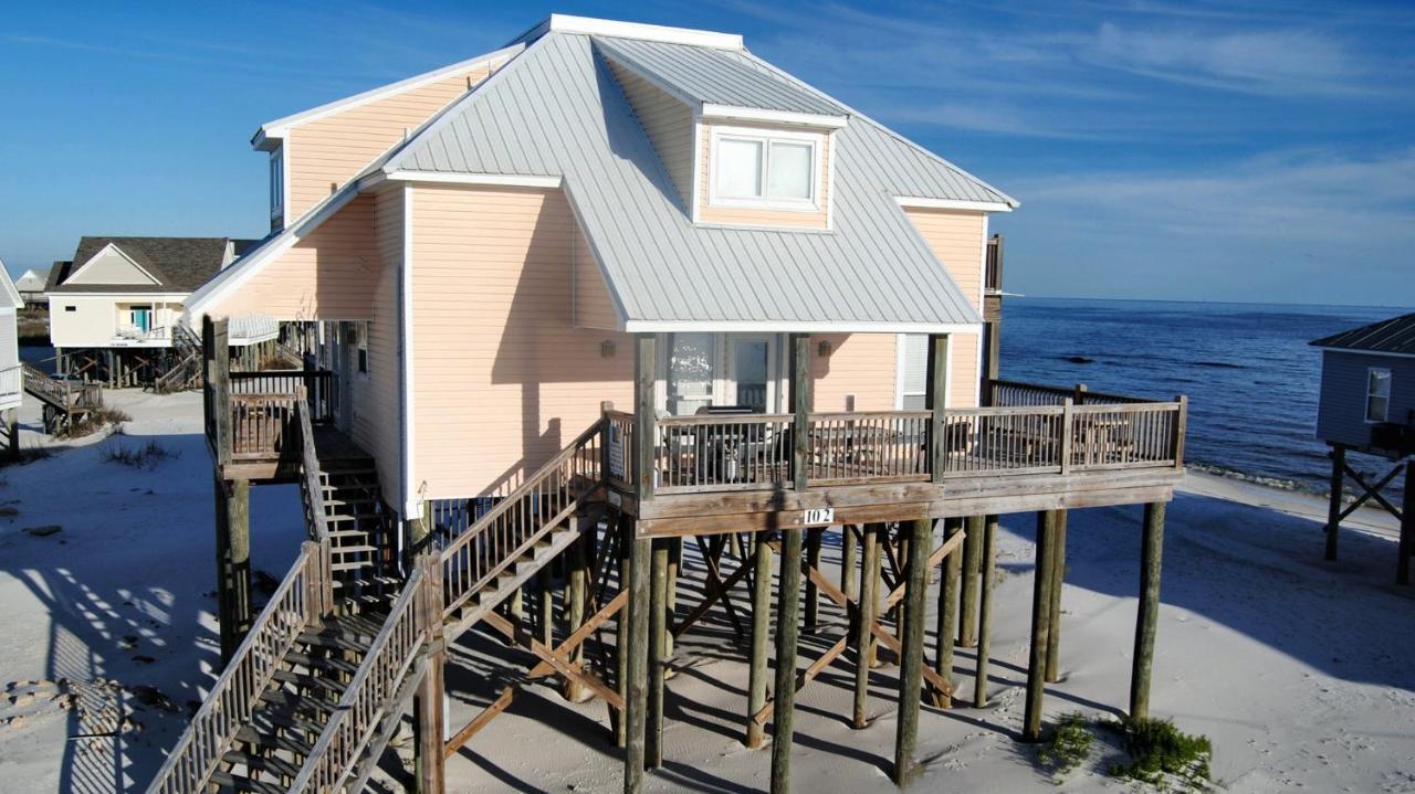 Kowabunga - You'Ll Love The Rooftop Deck And Private Heated Dipping Pool! Pet Friendly! Home Dauphin Island Eksteriør bilde